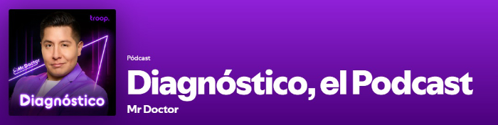 Portada del pódcast Diagnóstico, el Podcast