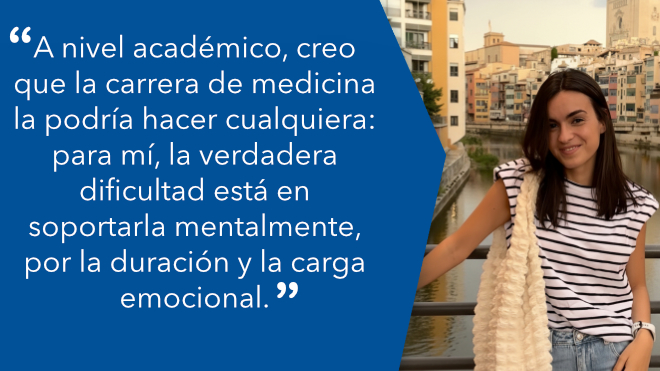 Dra. Leire Camacho, médico y estudiante del MIR: 